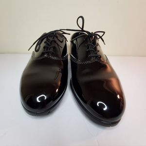 Shiny Oxford Laceup Tuxedo Prom Shoes men's size 8m
